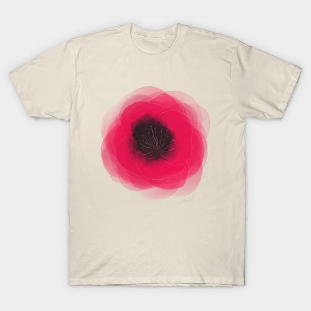 Poppie T-Shirt by Larisa Hernández